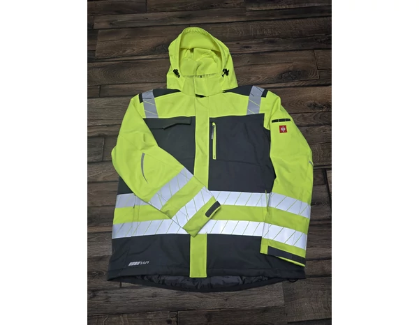 Engelbert Strauss Motion 24/7 Téli softshell  láthatósági dzseki 2XL-es méret